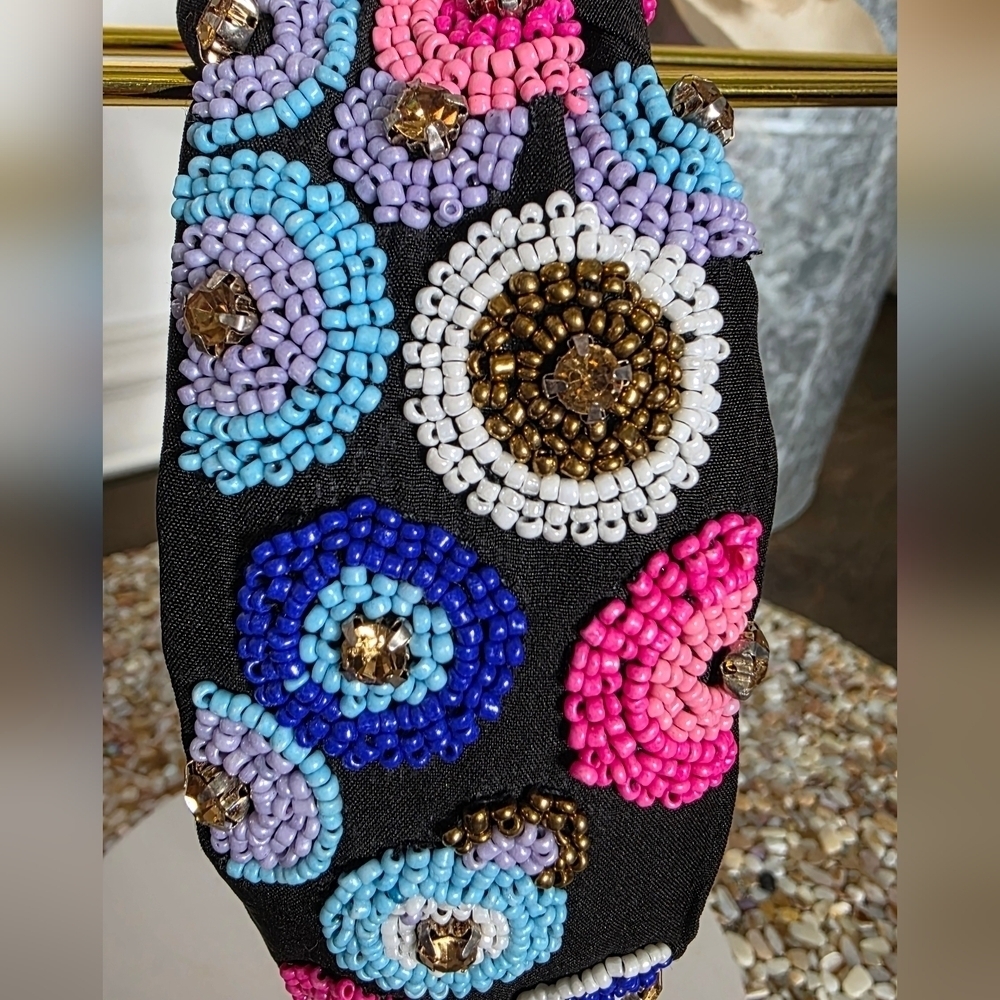 Colorful Beaded Headband - Picture 3 of 3